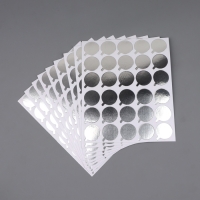 Планшет для наращивания ресниц, набор - 10 листов, цвет серебристый Планшет для наращивания ресниц, набор - 10 листов, цвет серебристый