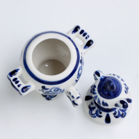 Фигурка фарфор гжель &laquo;Самовар&raquo;