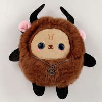 Мягкая игрушка — Зодиак «Создай своё украшение. Телец», с кулоном Мягкая игрушка — Зодиак «Создай своё украшение. Телец», с кулоном