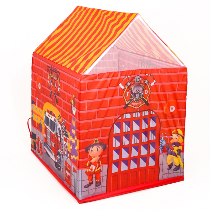 Палатка детская игровая &laquo;Пожарные&raquo;, домик, 96 &times; 62 &times; 85 см