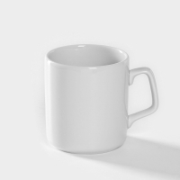 Кружка фарфоровая &laquo;Эльза&raquo;, 350 мл, d=8,2 см, белая
