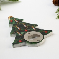 Открывашка для пива новогодняя Дорого внимание &laquo;Ёлка&raquo;, 10,3 х 13,2 см