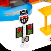 Парковка Racing, с лифтом, 4 машинки, 3 уровня Парковка Racing, с лифтом, 4 машинки, 3 уровня