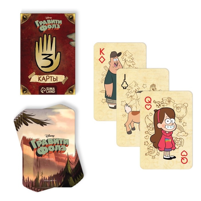 Карты игральные Гравити Фолз, Дисней