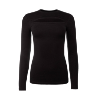 Лонгслив женский MINAKU: Basic line цвет черный, р-р 48 Лонгслив женский MINAKU: Basic line цвет черный, р-р 48