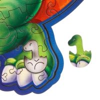 Пазл деревянный фигурный «Тирекс», 67 элементов Пазл деревянный фигурный «Тирекс», 67 элементов