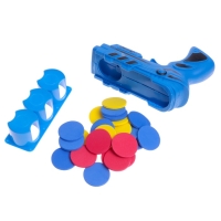 Пистолет &laquo;Молния&raquo;, детский, стреляет дисками, 17 см, цвет МИКС