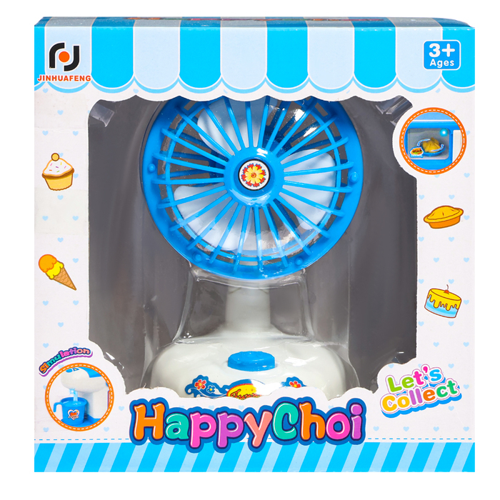 Бытовая техника &laquo;Вентилятор&raquo;, работает от батареек, цвета МИКС