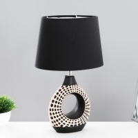 Настольная лампа "Корнели" Е27 40Вт черный 18х26х41 см RISALUX