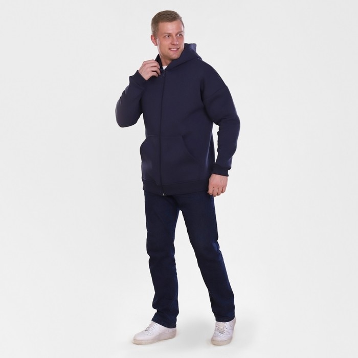 Толстовка мужская НАЧЁС, цвет серый, размер 52 Толстовка мужская НАЧЁС, цвет серый, размер 52