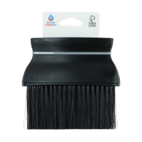 Щетка для чистки салона автомобиля, 12.5&times;12 см, черная