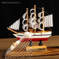 Корабль сувенирный на подставке, с карандашницей 22*7*15см Корабль сувенирный на подставке, с карандашницей 22*7*15см