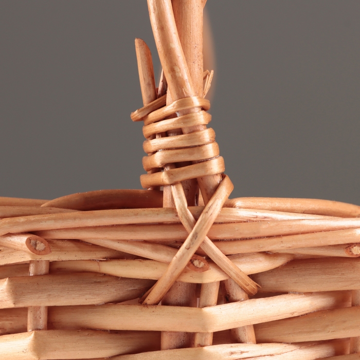 Набор корзин из 2 шт, 31x24xH13/34, 26x20xH11/30 см, медовый, рогоз