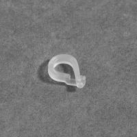 Кольцо для римских штор, разъёмное, d = 14 мм, 20 шт, цвет прозрачный Кольцо для римских штор, разъёмное, d = 14 мм, 20 шт, цвет прозрачный