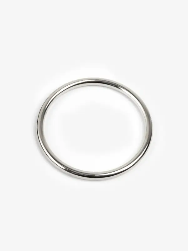 Кольцо литое TEIRA, для сумки, d=35/40 мм, набор 2 шт., 3.1 г, s=2.5 мм, цвет серебряный