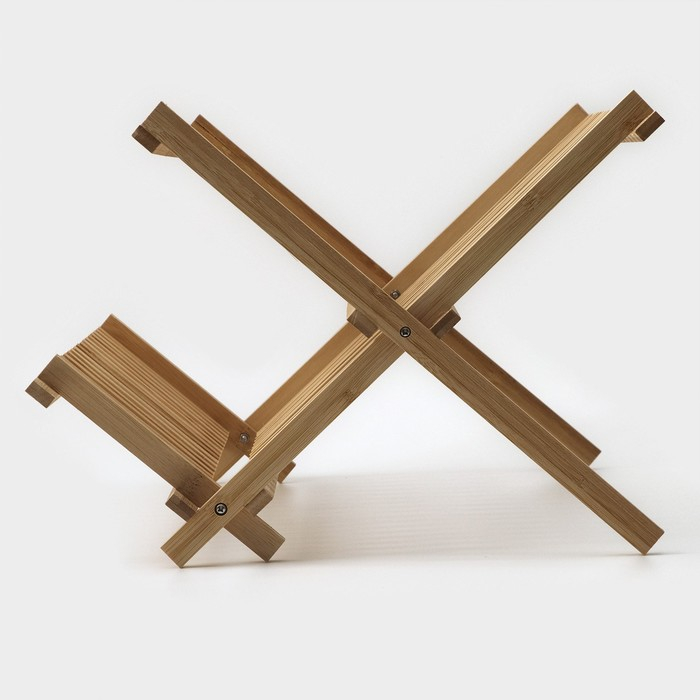 Сушилка для посуды &laquo;Бамбуковый лес&raquo;, 43&times;38 см, 2 яруса