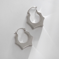 Серьги металл XUPING оковы сладострастия, цвет серебро