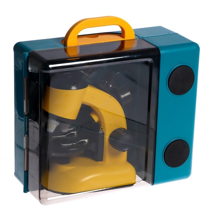 Игровой набор «Переносная лаборатория», микроскоп и 15 предметов Игровой набор «Переносная лаборатория», микроскоп и 15 предметов