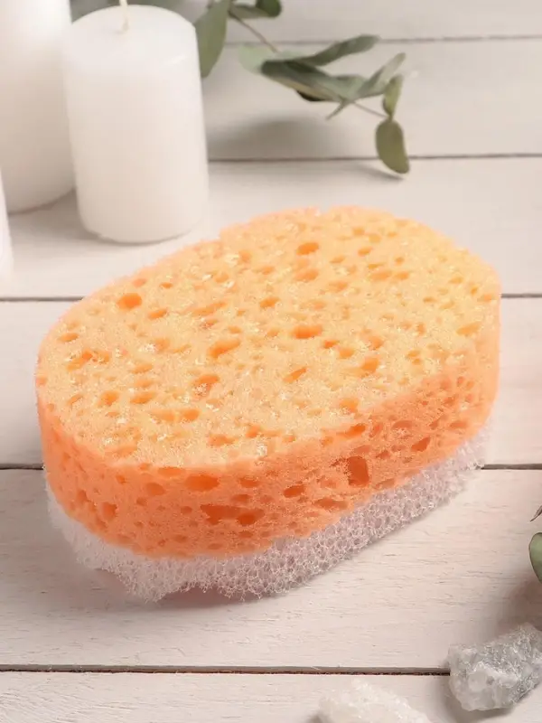 Губка для тела массажная &laquo;Эмоция&raquo;, 13&times;8,5&times;5 см см, МИКС