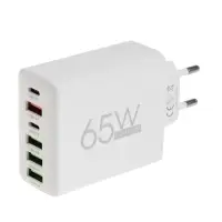 Сетевое зарядное устройство Luazon LZZ-23, 4 USB, 2 Type-C, 3 А, белое