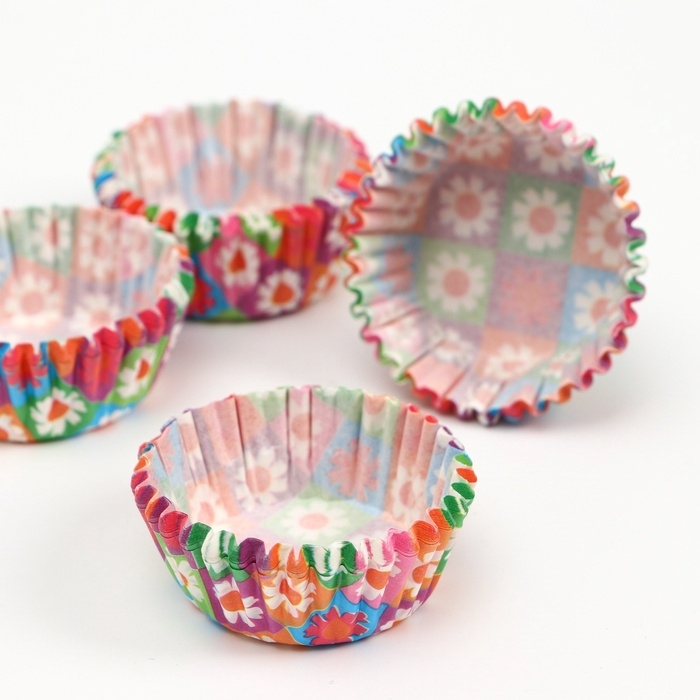 Форма для выпечки "Ромашки", 3,5 х 2 см набор 300шт 7011020