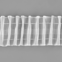 Шторная лента 40мм&times;100&plusmn;1м классическая матовая 2 шнура