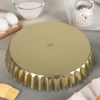 Форма для выпечки торта «Солнце», d=27,5 см , h=5,5 см, антипригарное покрытие, цвет МИКС Форма для выпечки торта «Солнце», d=27,5 см , h=5,5 см, антипригарное покрытие, цвет МИКС