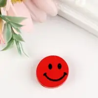 Набор бусин для творчества дерево "Смайлики цветные" набор 15 гр 0,6х1,7х1,7 см