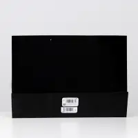 Пакет ламинированный, чёрный, 38 х 53,5 х 13 см