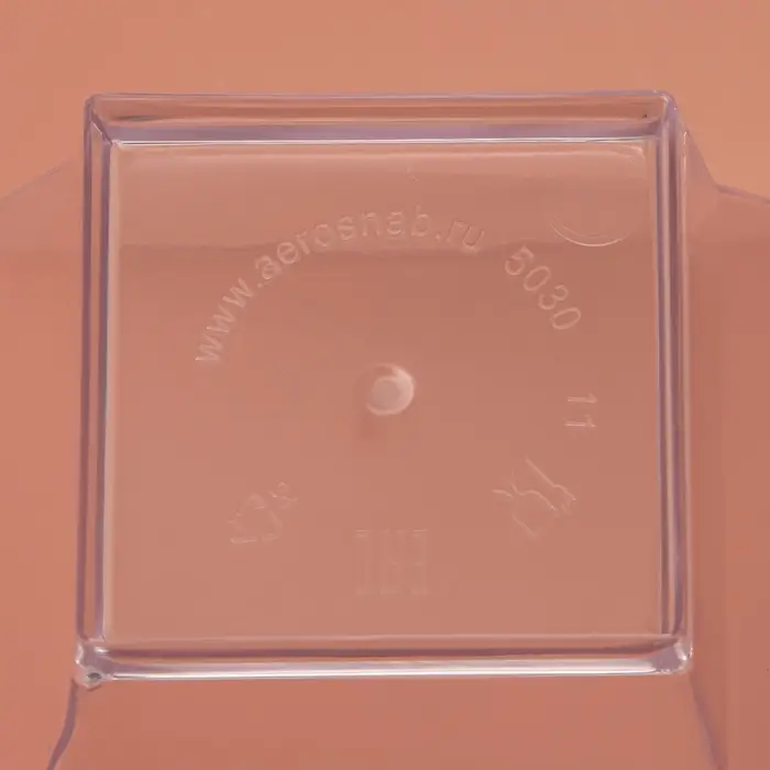 Форма пластиковая одноразовая для фуршета &laquo;Пагода&raquo;, 90 мл, прозрачная