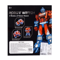 Робот «Часы», трансформируется в робота и машинку, цвет красный Робот «Часы», трансформируется в робота и машинку, цвет красный