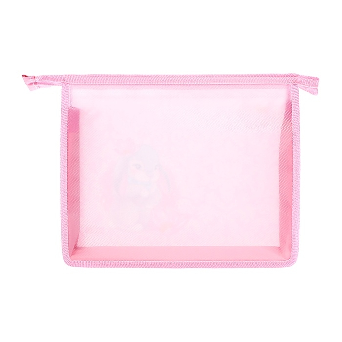 Папка для тетрадей А5, 230 х 190 х 50 мм, молния сверху, пластиковая, Calligrata "Зайчик"