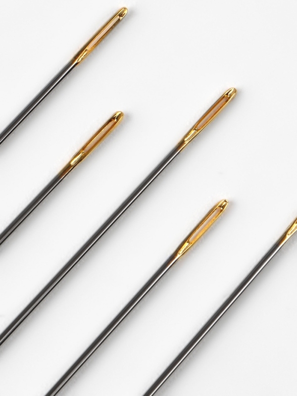 Игла швейная с золотым ушком №120-027 39-*0,8мм (набор 16шт) сталь TR Игла швейная с золотым ушком №120-027 39-*0,8мм (набор 16шт) сталь TR