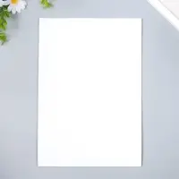 Фоамиран глиттерный Magic 4 Hobby 2 мм, белый, 20&times;30 см