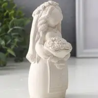 Фигура &laquo;Берегиня невеста&raquo;, 14&times;6.5&times;7 см, натуральный