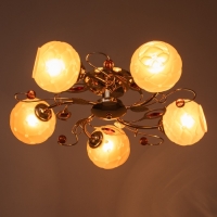 Люстра "Агнес" 5х40Вт Е27 Золото МОДЕЛЬ: 2600546 Люстра "Агнес" 5х40Вт Е27 Золото МОДЕЛЬ: 2600546