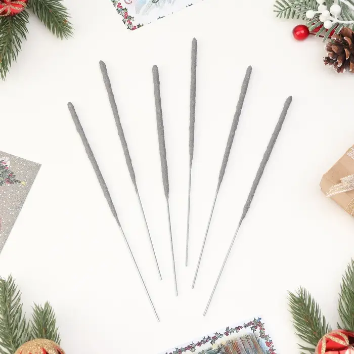 Бенгальские огни &laquo;С Новым годом!&raquo;, 21 см, 6 штук