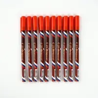 Ручка пластик пиши-стирай с колпачком "С 23 февраля!", синяя паста, гелевая 0,5 мм