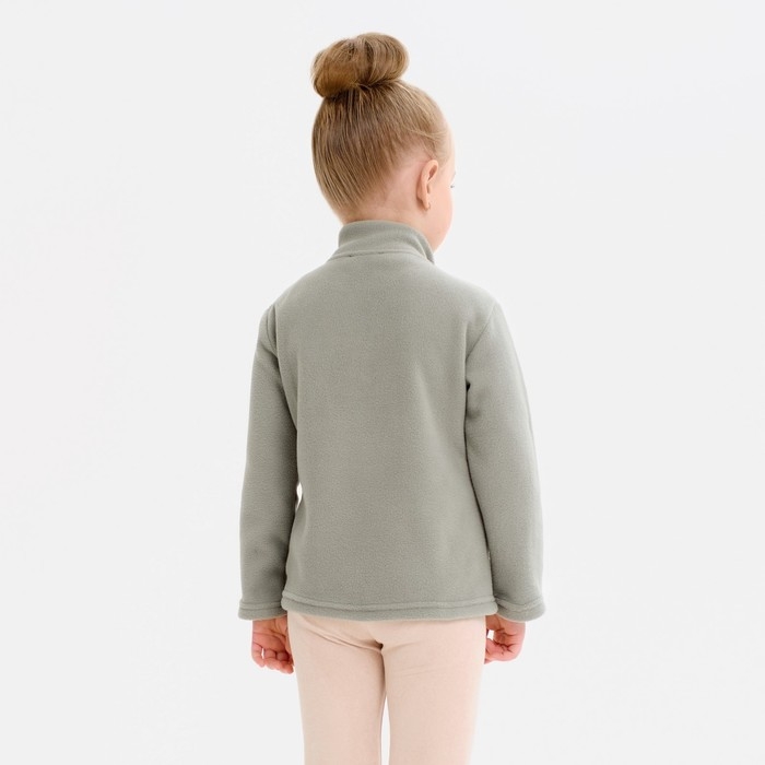 Джемпер флисовый детский MINAKU цвет оливковый, размер 134
