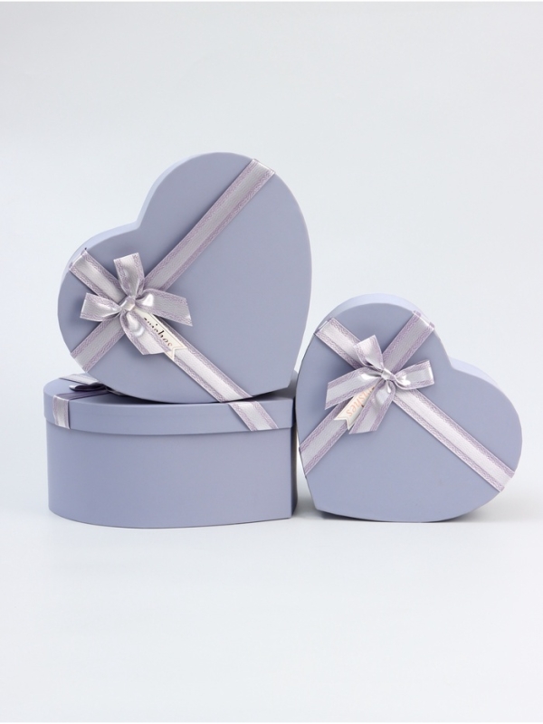 Набор коробок 3 в 1 сердца 31 х 27 х 13,3; 28 х 25 х 11,7; 26 х 23 х 10,3 см