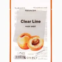 Тканевая маска с экстрактом персика Consly &laquo;С витамами C и A&raquo;, 23 мл