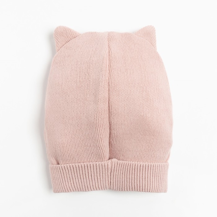 Шапка детская, цвет пудра, размер 50-54 Шапка детская, цвет пудра, размер 50-54