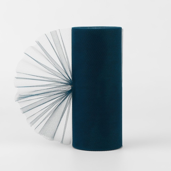 Фатин, 15 см, 23&plusmn;1 м, 11&plusmn;1 г/м&sup2;, тёмно-синий №28