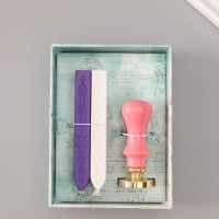 Сургучный набор "Лотос" печать, ручка, сургуч 12,5х10х3,6 см Сургучный набор "Лотос" печать, ручка, сургуч 12,5х10х3,6 см