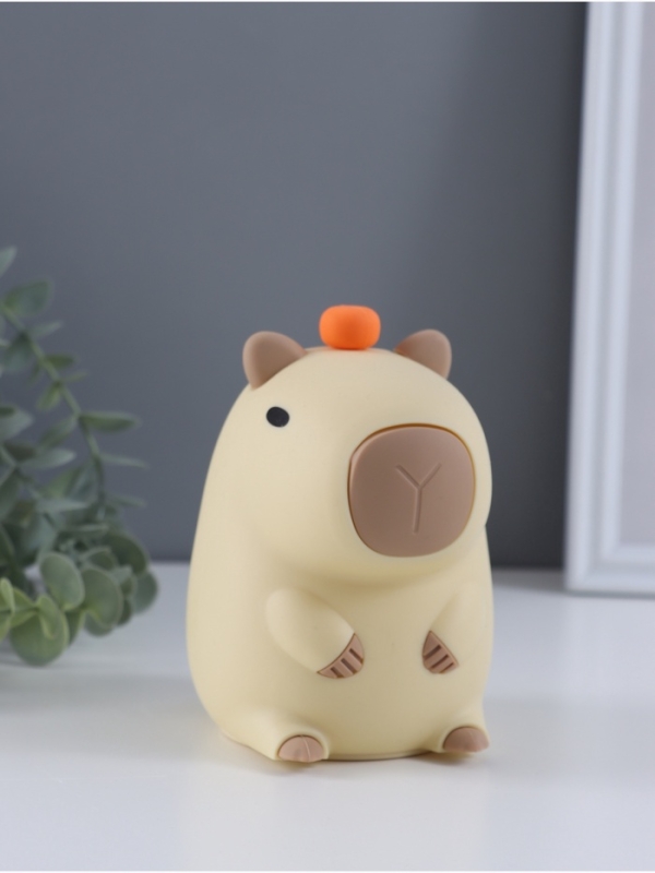 Ночник антистресс "Капибара" 2Вт LED RGB USB 9х9х13см