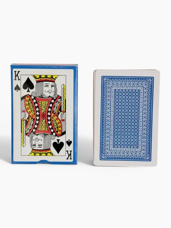 Карты игральные &laquo;Король&raquo;, колода 54 шт., 5.7&times;8.7 см, синяя рубашка