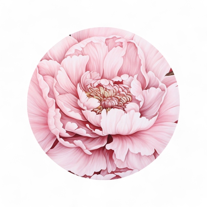 Набор шляпных коробок для цветов 5 в 1, упаковка подарочная, &laquo;Бутон&raquo;, 16 х 14 см - 22 х 19,5 см