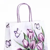 Пакет крафт &laquo;Хорошего настроения&raquo; 22&times;12&times;27 см