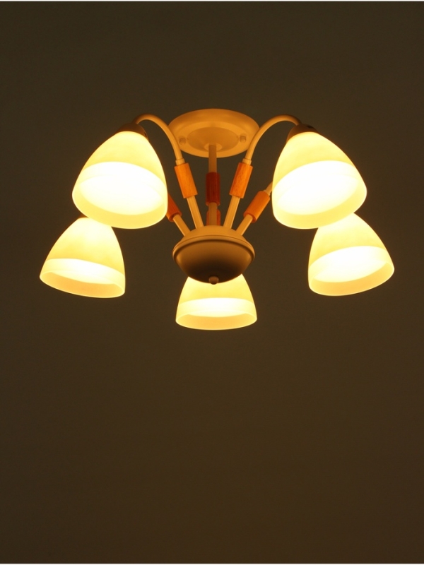 Люстра "Нельсен" 5хЕ27 40Вт белый 57х57х25 см