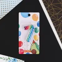 Свеча для торта, цифра &laquo;7&raquo;, разноцветная, 5,5 х 8 см.